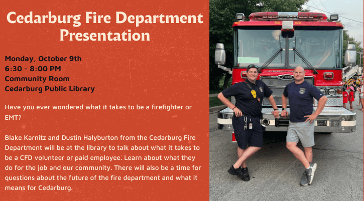 image for Cedarburg Fire Department Presentation